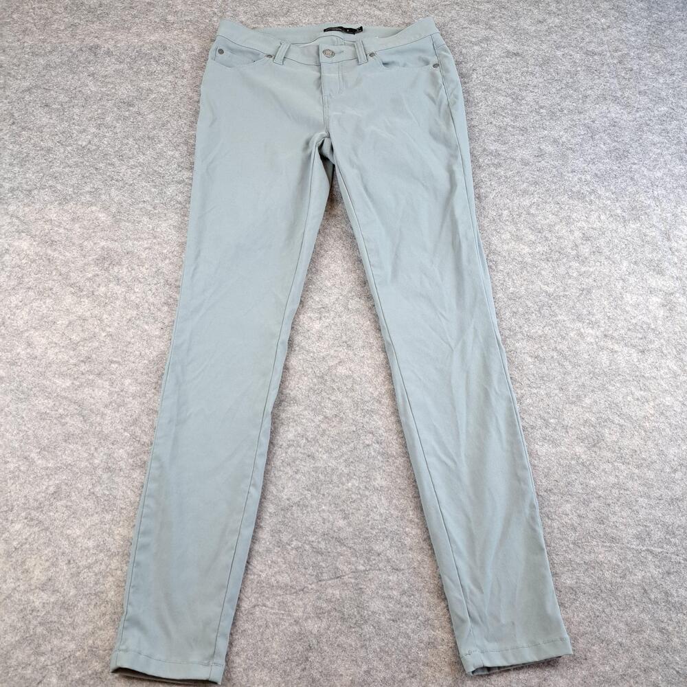 Prana Pants Womens 6 Gray Skinny Stretch Nylon Outdoors Hiking Camping Casual